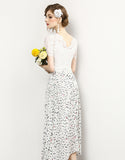 White Jasminoides Dress