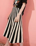 Contrast Striped Dress