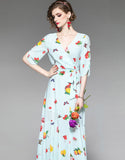 Fruit Printing Dress