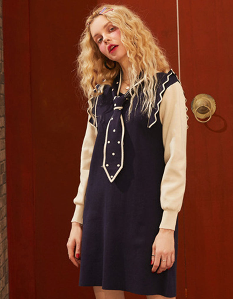 Splice Knitting Dress