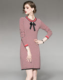 Stripes Angelonia Dress