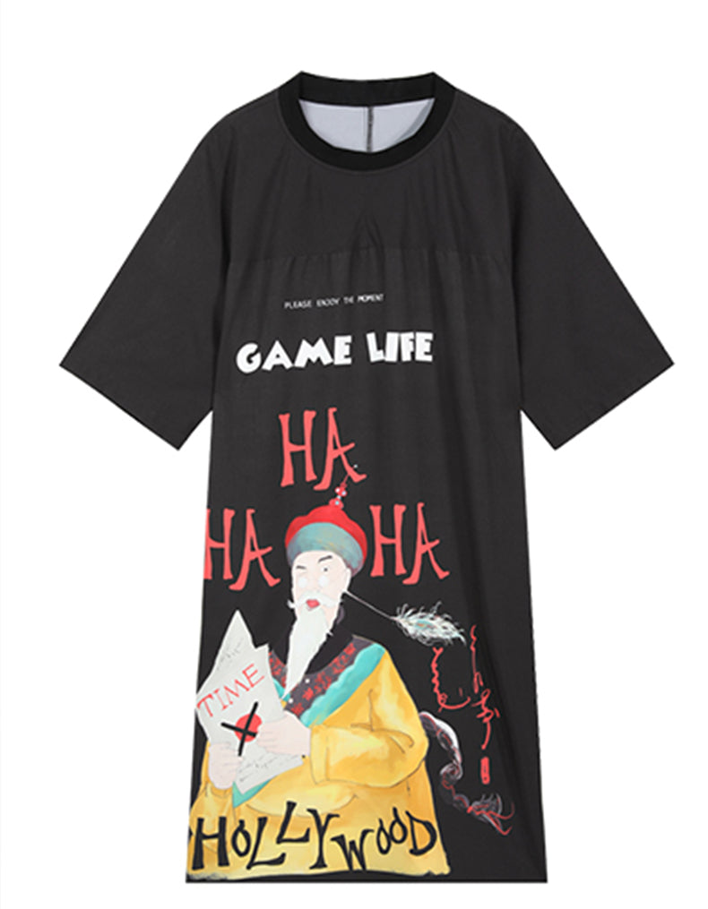 Cartoon Printed Dress