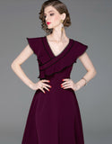 Amaranth Aquilegia Dress