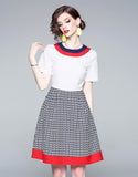 British Splice Dress