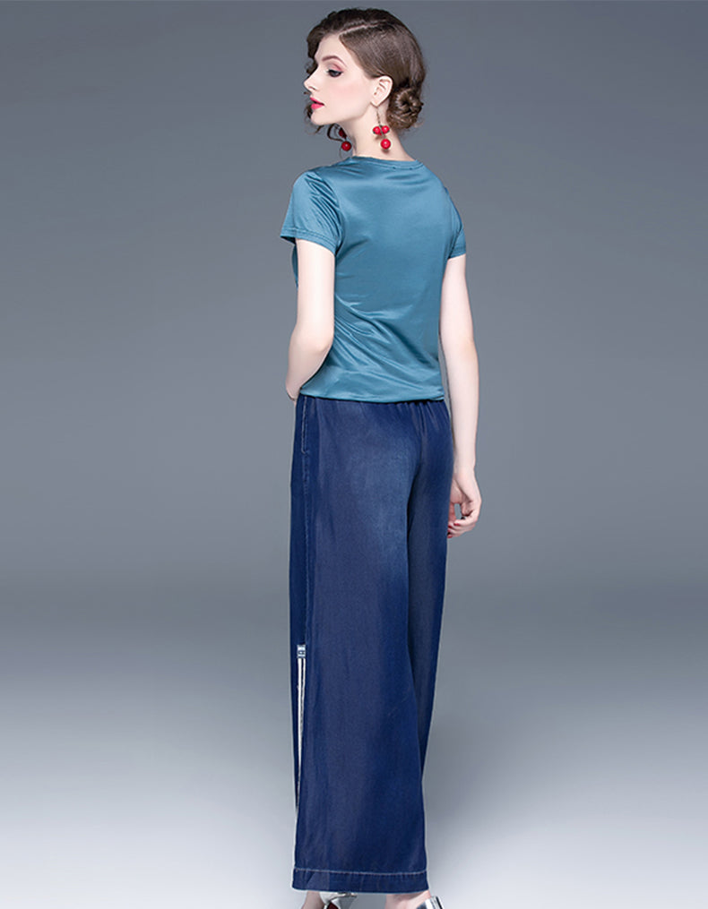 Blue Meconopsis Two-Piece