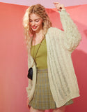 Fringe Knit Coat