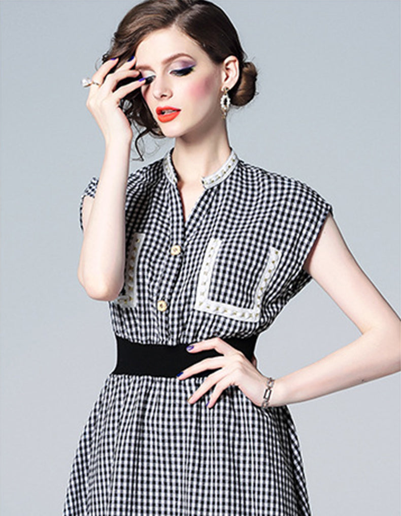 Black Lattice Dress