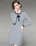 Stripes Angelonia Dress