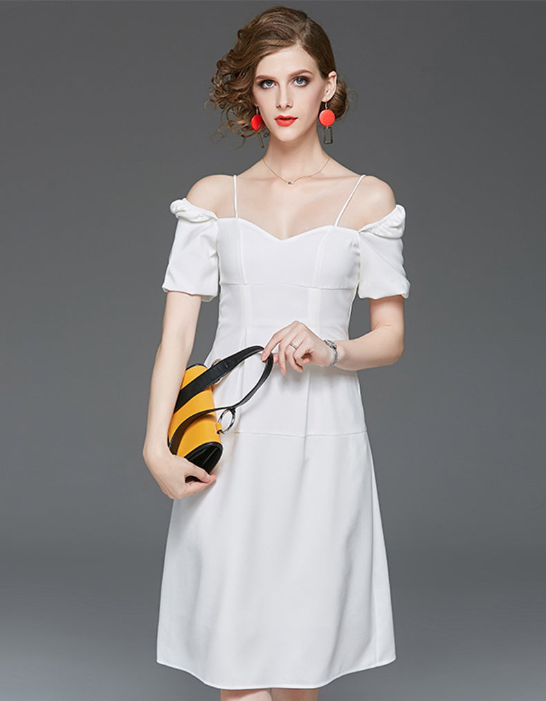 White Tithonia Dress