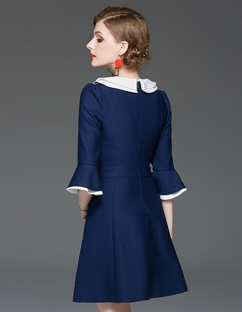 Midnightblue Retro Dress