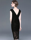 Black Phlox Dress