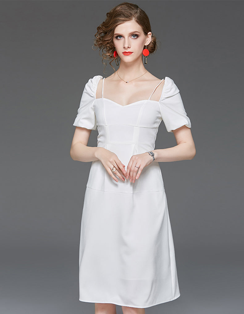 White Tithonia Dress