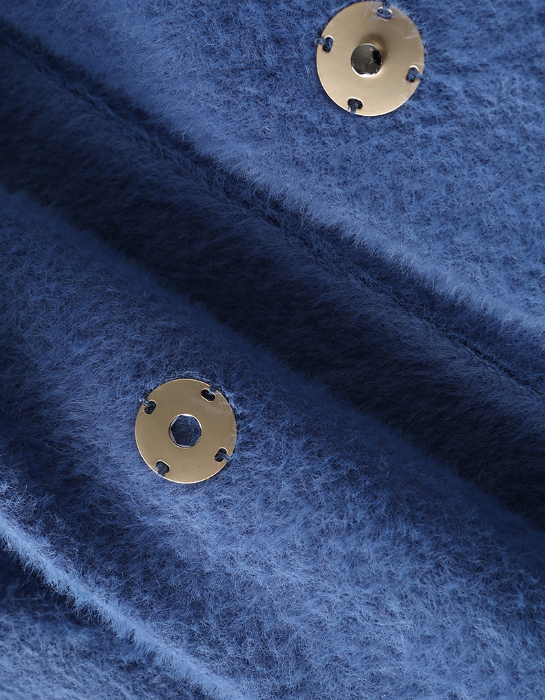 Blue Wool Coat