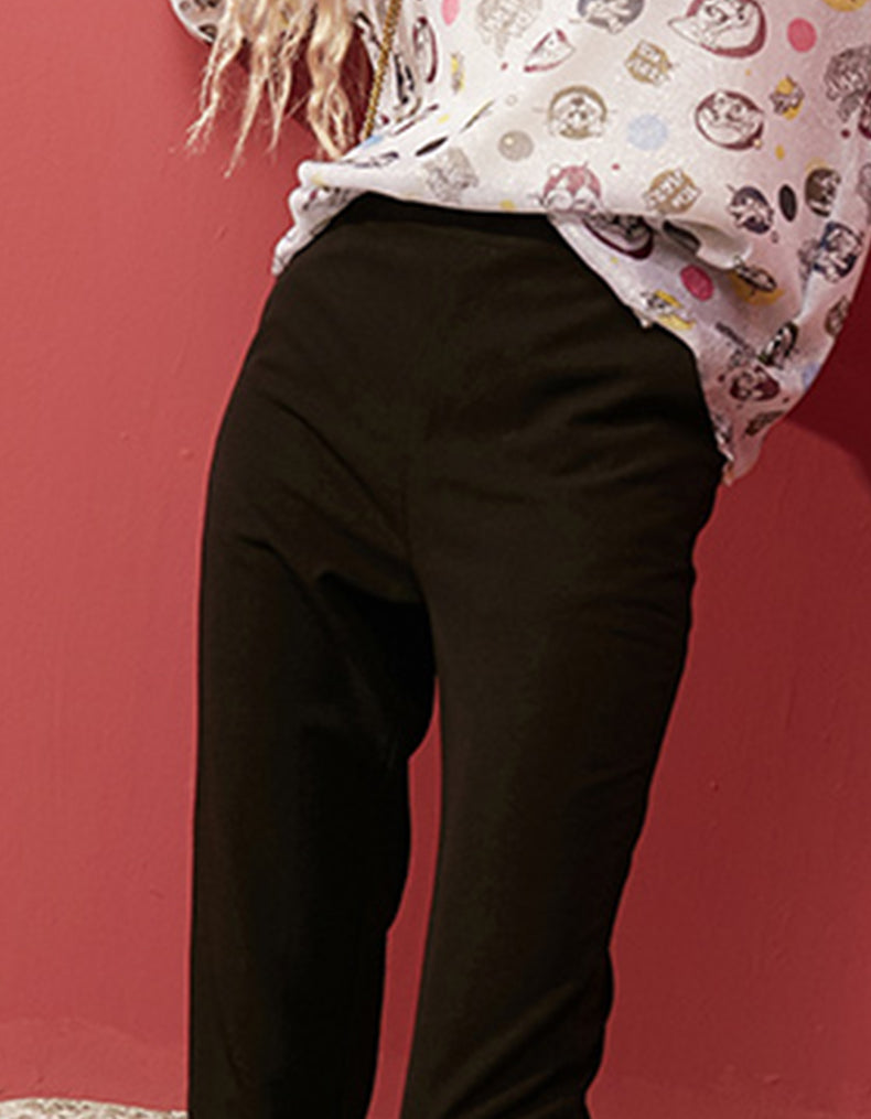 Black Pencil Trousers