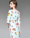 Fruit Printing Dress