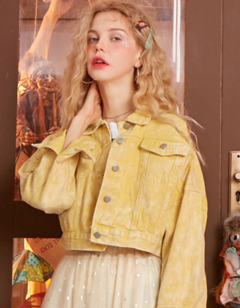 Yellow Harajuku Coat