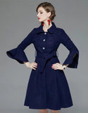 Darkblue Woolen Dress