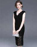 Black Phlox Dress