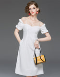 White Tithonia Dress