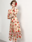 Apricot Begonia Dress