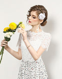 White Jasminoides Dress