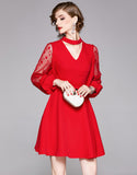 Red Anthurium Dress