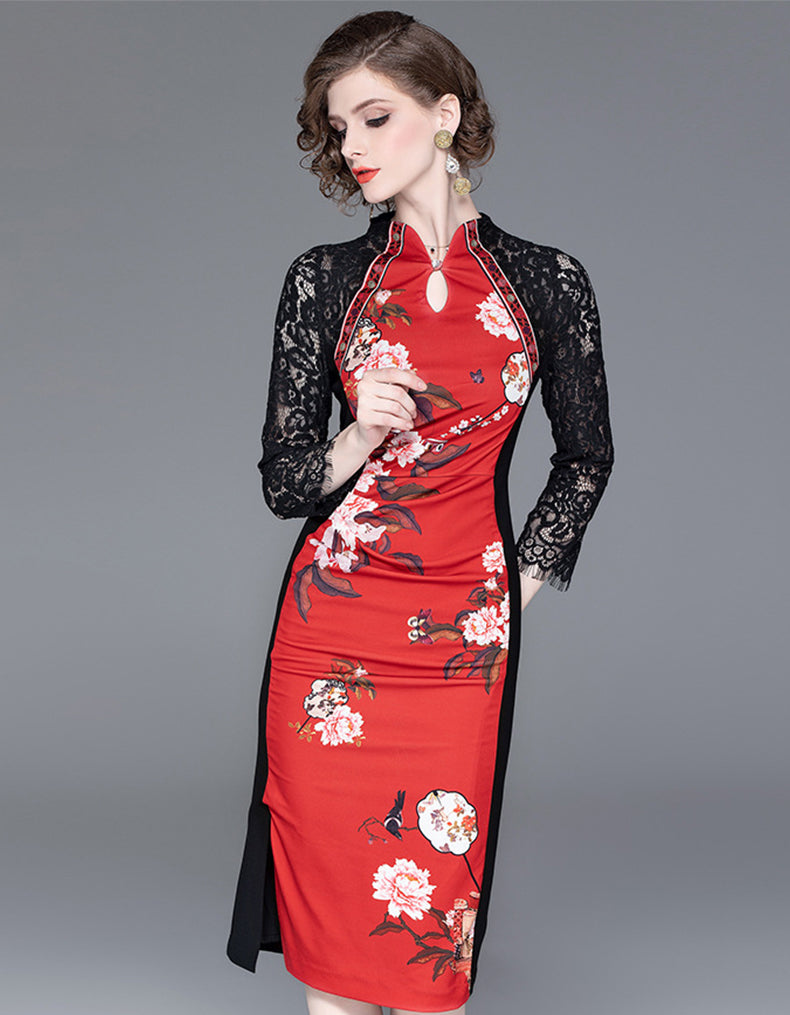 Retro Cheongsam Dress