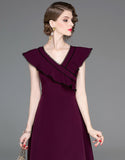 Amaranth Aquilegia Dress