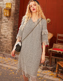 Tassels Knitting Dress