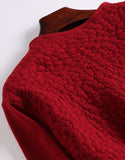 Bordeauxred Knitting Dress