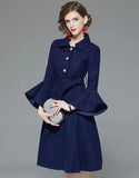 Darkblue Woolen Dress