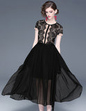 Black Primula Dress