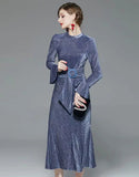 Velvet Fishtail Dress