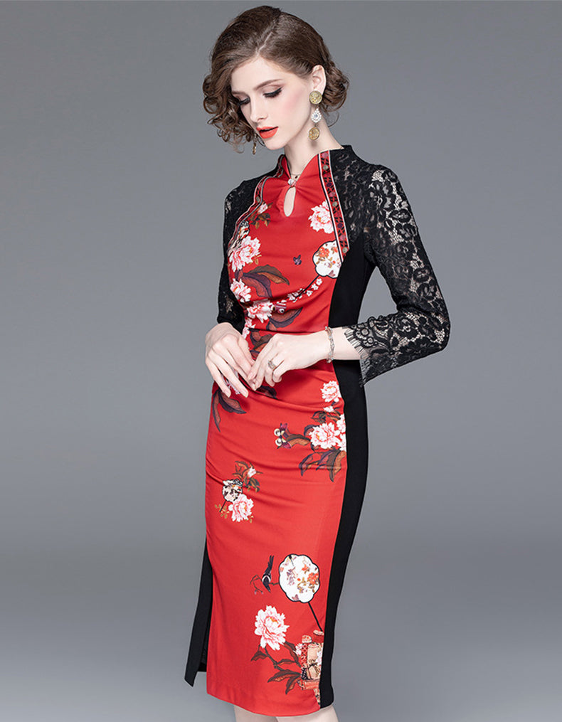 Retro Cheongsam Dress