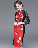 Retro Cheongsam Dress