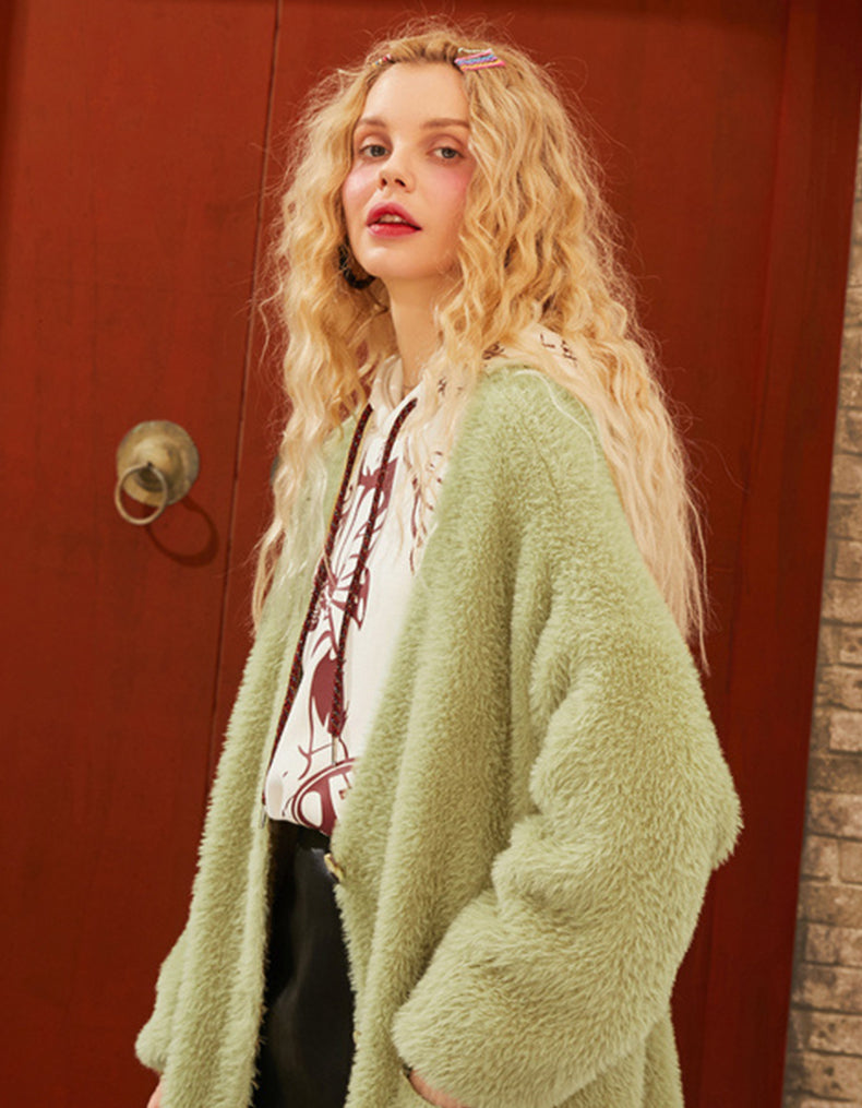 Knitted Wool Coat