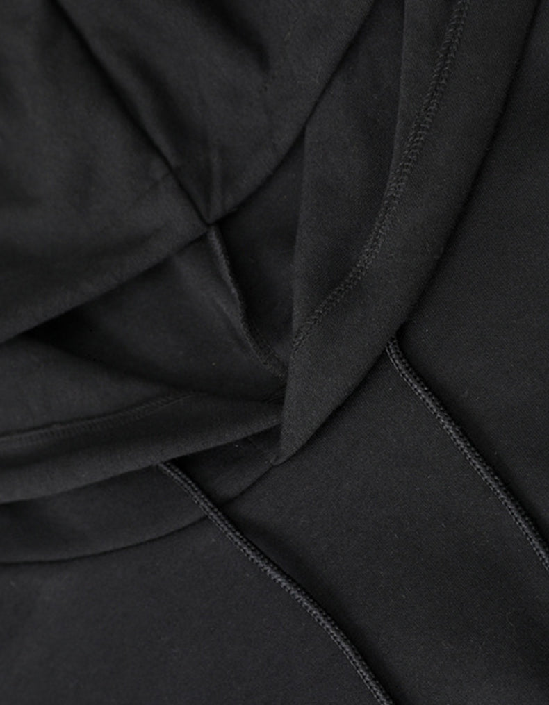 Black Hooded Coat