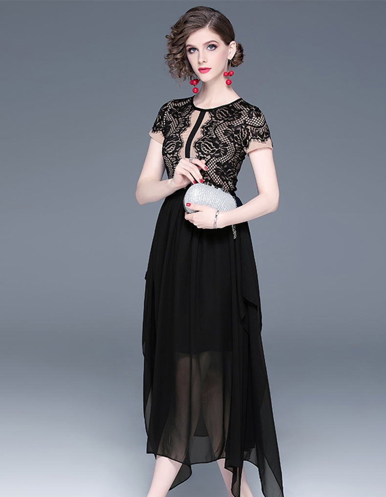 Black Primula Dress