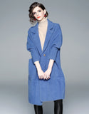 Blue Wool Coat