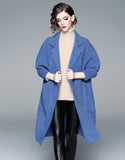 Blue Wool Coat