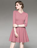 Retro Wool Dress