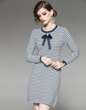 Stripes Angelonia Dress