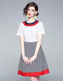 British Splice Dress