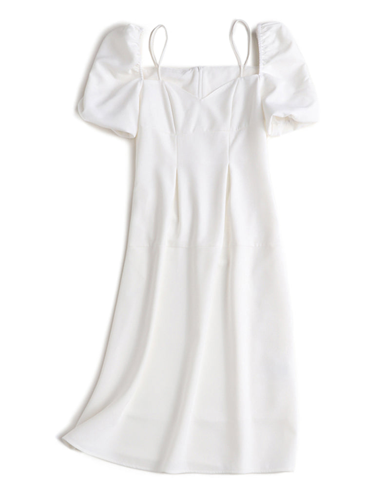 White Tithonia Dress