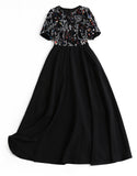 Black Astilbe Dress