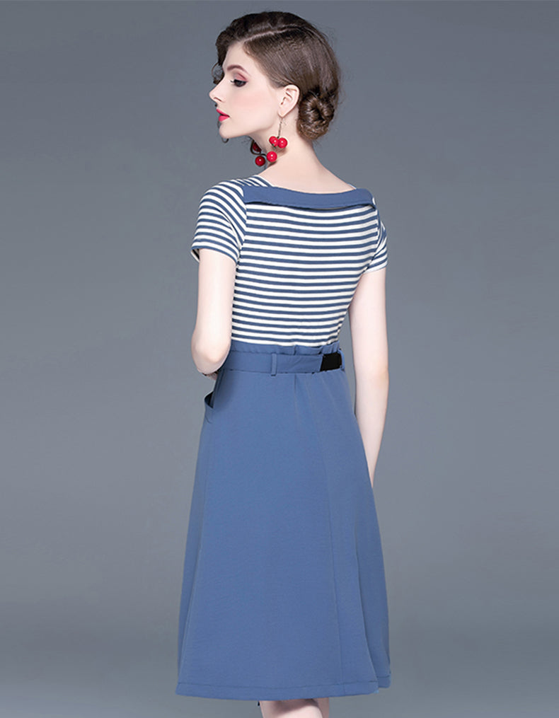 Cornflowerblue Meconopsis Dress