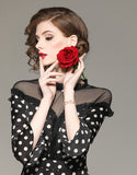 Black Gypsophila Dress