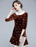 Velvet Bronzing Dress