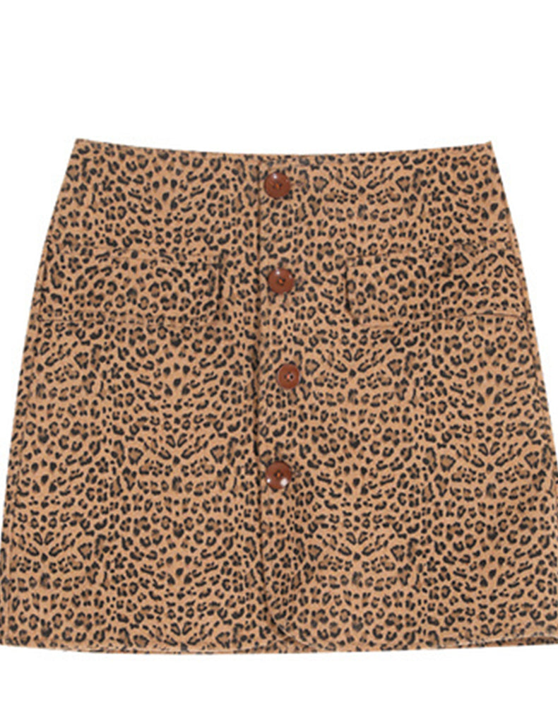 Vintage Leopard Skirt