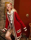 Red Jacquard Jacket